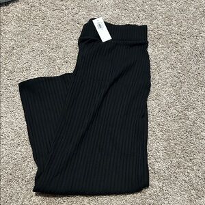 Women’s Black Ribbed Skirt